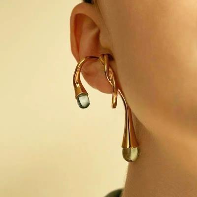 China New Arrival CLASSIC Temperament Irregular High-end Fashion Crystal Women Earings for sale