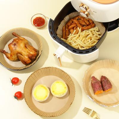 China Wholesale Food Grade Greaseproof Air Fryer Silicone Oil Paper Baking Baking BBQ Steaming Air Fryer Pad Paper for sale