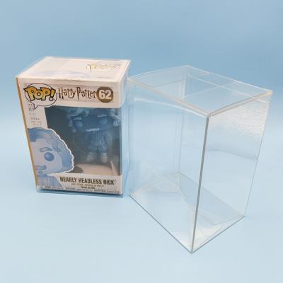 China Recyclable Clear Funko PET Pop Box Plastic Funko Collector Box for sale