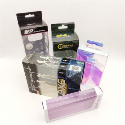 China Recyclable In Stock Clear Plastic Box Toy Small Gift Candy Clear PET PVC Packaging Boxes for sale