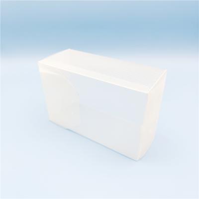 China Recyclable In Stock Small Square Disposable Square Packaging Container Clear PET Gift Box Clear Plastic Box for sale