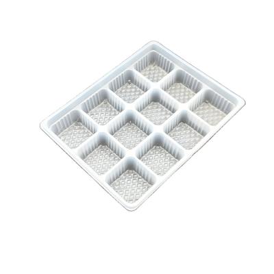 China Wholesale Factory Price Recyclable 12 Compartment Ice Cube Food Insert Recyclable PET Blister Packing Tray Packaging Tray for sale