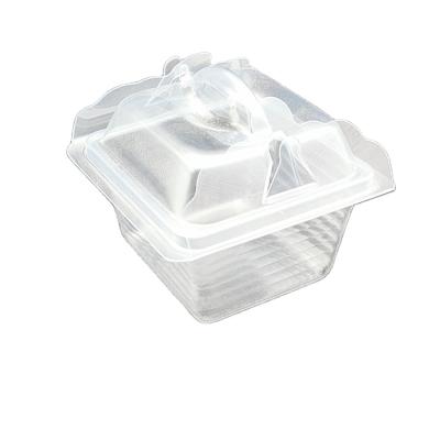 China Customized Wholesale Plastic Candy Recyclable Boxes Disposable Plastic Box With Cover for sale