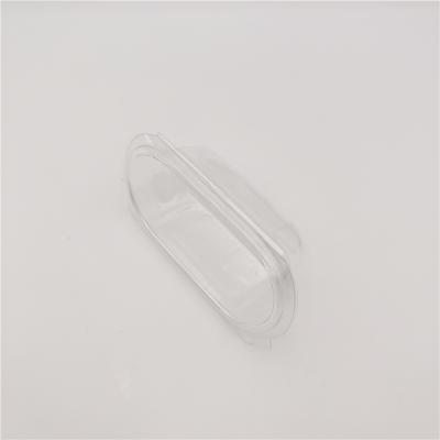 China Recyclable Custom Clear Plastic Mini Cake Box Salad Container PET Clamshell Food Packaging Fruit Container for sale