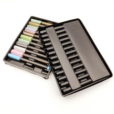 China Wholesale Recyclable PP Plastic Box With Inner Tray Pen Pencil Office PP Multifunctional Packaging Box for sale