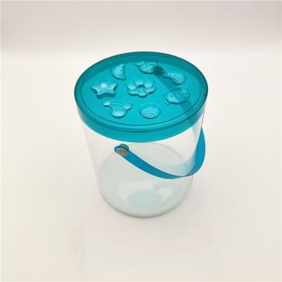 China Recyclable Wholesale Clear Plastic Cylinders And Lids For Cosmetic Packaging Toys Gifts Round Cylinder for sale