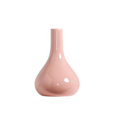 China Mini Flower Living Room Vase Longli Hydroponic Flowers Simple Traditional Ceramic Ornament Home Creative Home Decoration for sale