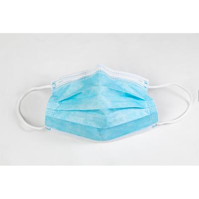 China 3 Ply High Breathability White Disposable Medical Mask Face Medical Surgical Custom Face Masks for sale