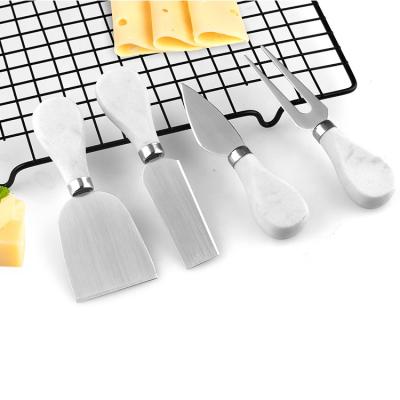 China Viable Instruments Set, 4 Pieces Cheese Knife Set Cheese Knives Cheese Marble for sale