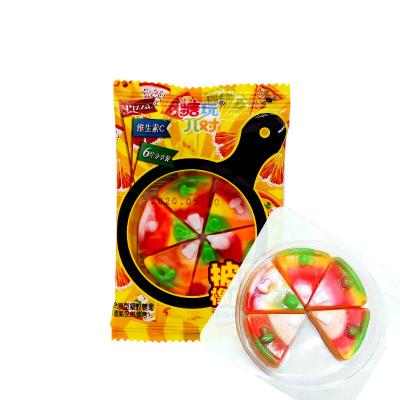 China Yummeet Sweets and Candies Natural Wholesale Vitamin C Pizza Gummy Candy for sale