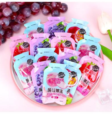 China China Wholesale Lowfat Yummeet Juice Fruit Jelly Colorful Cute Cute Delicious Candy for sale