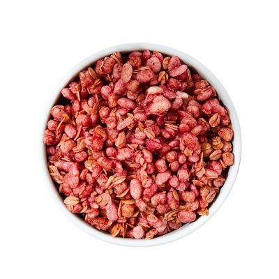 China Factory Supply Bulk Strawberry Flavor Granola Breakfast Cereal Low Fat Crunchy Muesli Instant Baked Oatmeal Making For Snack for sale