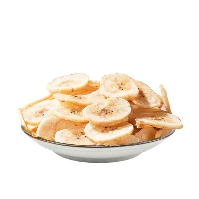 China Factory direct supply dry baked crispy banana chips for snack for sale