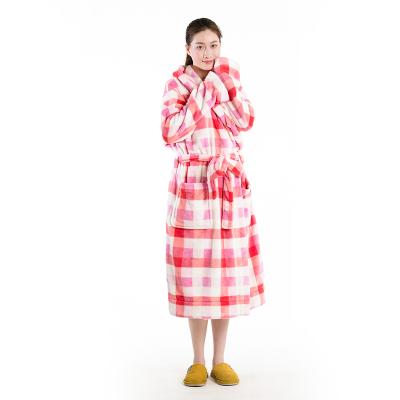 China New design super quality QUICK DRY wholesale price lounge wear women's warm winter night dress sleepwear for sale