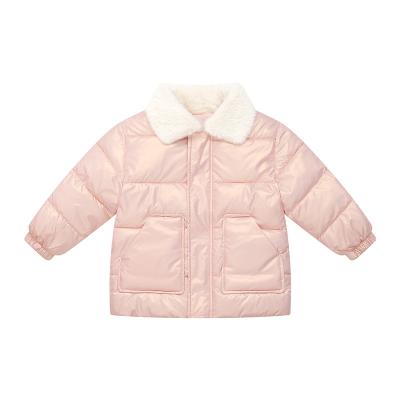 China Best Selling Breathable Hot High End Quality Loose Fibers Filling Custom Down Jacket Children's Cotton-Padded Coats for sale