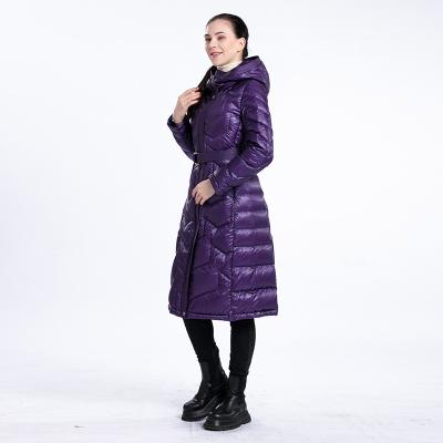 China New Design Best Selling Lightweight Feather Women's Jacket Goose Down Waterproof Woman Winter for sale