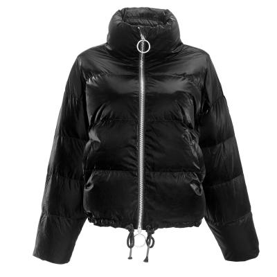 China 2022 Promotion Hot Selling Shiny Female Duck Down Jacket Women's Raincoats for sale