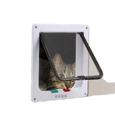 China Viable Smart Dog Door Safe Screen Pet Automatic Safety Flap Plastic Gate Cat Door for sale