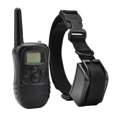 China Long Range Training Waterproof Pet Training Big Breed Smart Dog Collar Bark Control for sale