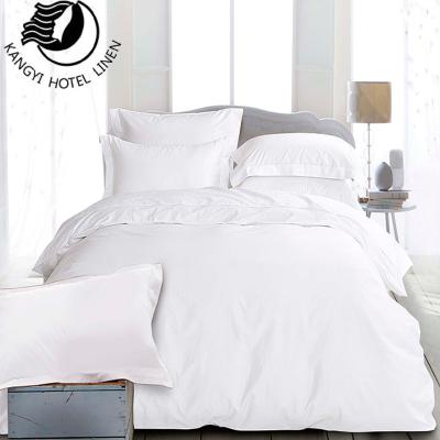 China Nondisposable Five Star Hotel Quality 100% Cotton Sheets Bedding Sheet Set Bed Linen for sale