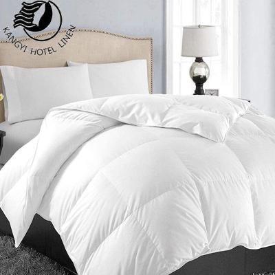 China Hotel Home Cotton Imitate Down Goose Down Feather Cotton Comforter Luxury Comforter For Five Star Hotel for sale