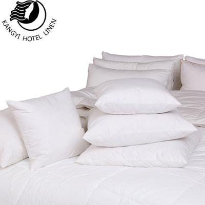 China 2022 Nondisposable Soft And Comfortable Best Quality 100 Cotton Goose Down Feather Pillows For Hotel for sale