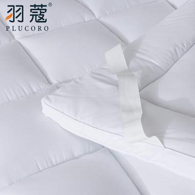 China Waterproof Mattress Cover Protector Hotel Mattress Cover With 100% Microfiber Fabric Mattress Topper for sale