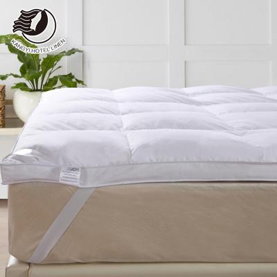 China Luxury Hotel King Size Comfortable Soft Polyester Fiber Waterproof Cheap Mattress Topper for sale