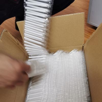 China CLASSIC Food Grade U Shape Plastic Straws Telescopic Straws Stick On 125ml 200ml 250ml Paper Cartons Packing Straws for sale