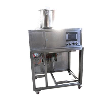 China Automatic Food Stand Up Bag Juice Tomato Sauce Spout Pouch Liquid Filling Capping Machine for sale