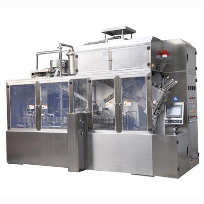 China New Beverage Gable Box Juice Aseptic Carton Filling Machine Gable Packing Machine With Cap for sale