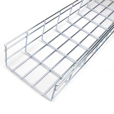 China Steel Hot Dip Galvanized Wire Mesh Cable Tray ZP Basket Electro Galvanized Tray for sale