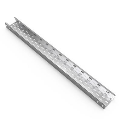 China Hardware & Wholesale Finish Specifications DHS50-100 High Quality Bottom Cable Tray Perforated Stainless Steel Cable Management Tray Flexible for sale