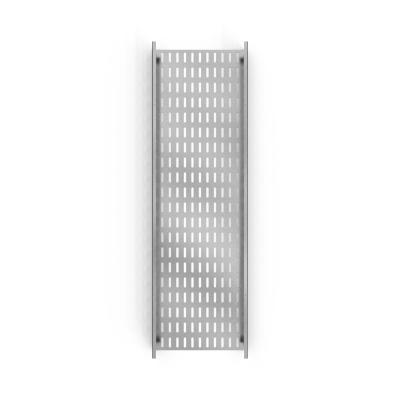 China Indoor / Outdoor Steel Project 100mm 300mm Width Hot Dip Galvanized Steel Perforated Cable Tray for sale