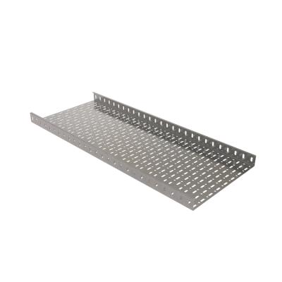 China Cable Tray Ventilated Trough Good Quality Steel Wire Tray Prices List 400x50x1.5mm for sale