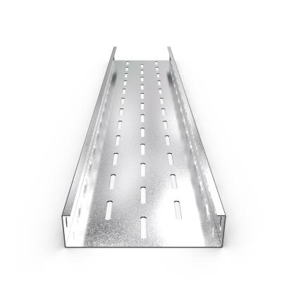 China High Quality Customized Steel Cable Tray 200mm Perforated Aluminum Cable Trunking for sale