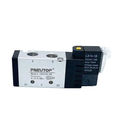 China Garment Shops Pneumatic Solenoid Valve Air 5V210-08 5/2 Directional Control Valve for sale