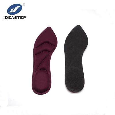 China Ideastep Promotional Women Insoles for High Heels Orthotic Arch Support PU Foam Soft Insoles for sale