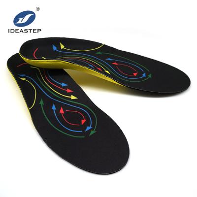 Chine IDEASTEP OEM brand Three profiles best sports and cushioned arch support eva Insoles for runners à vendre