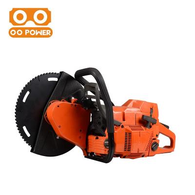 China Stone Saw O O Power 70.7cc 3.8kw 14Inch Gasoline Power Cutting Concrete Jigsaw for sale