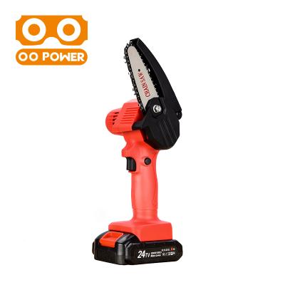 China 4 Inch Anti-Slip Portable Electric Chainsaw OEM Battery Cordless Chainsaw for sale