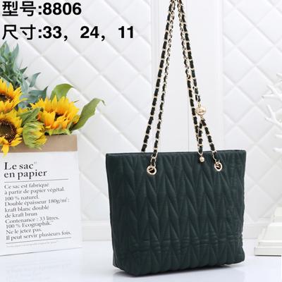 China Xiaoxiang Fashion 8806 PU Leather Women's Shoulder Bag Classic Simple Handbag Leisure Shoulder Bag for sale