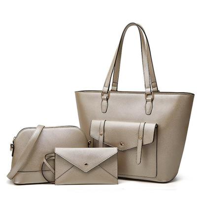 China 3 Pieces Set Unique Leather Handbags Ladies Purses Designer Custom Cross 3 Piece Set - Body Shoulder Women Handbags for sale