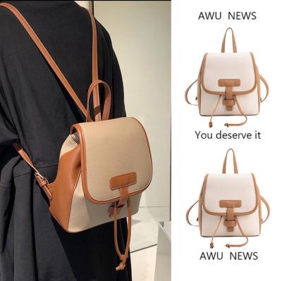 China Fashion Waterproof Vintage Suka Multifunctional Cute Women Bag Mini Backpack Ladies Pu Leather Customization Small Backpack for sale