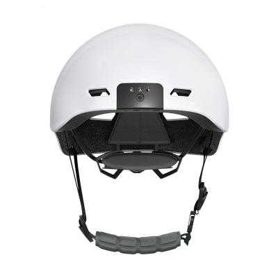 Cina Il casco di riciclaggio urbano astuto di Ebike del dispositivo di protezione di sport all'aperto della macchina fotografica del casco va in bicicletta il casco d'avvertimento delle luci di sicurezza in vendita