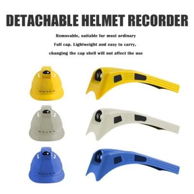 China Live Streaming ABS Smart Helmet Recorder Safety Protection For Constructon Site for sale