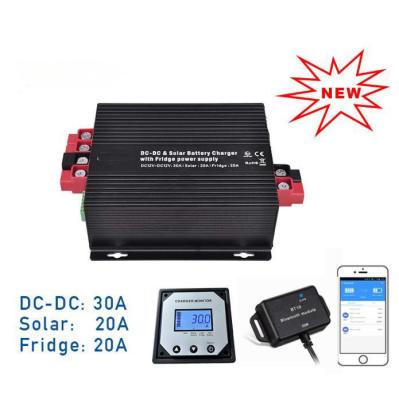 China DC12V 30A Booster Charger Solar MPPT Controller Fridge Charger For RV Vehicle Car Yacht for sale