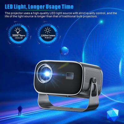 China BT 5.0 Bluetooth Mini Draagbare Projector Met Meerdere Hoeken Aanpassing Keystone Correctie En LED Lichtbron Display Chip Te koop