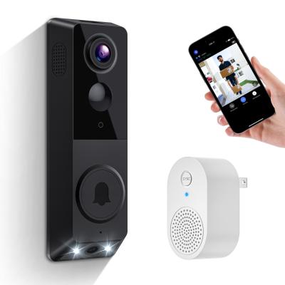 China Night Vision Dual camera Doorbell two-way audio communication advanced AI human recognition for sale