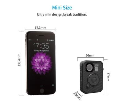 China Portable mini size Body Worn Camera Ambarella A12 Police Video Recorder for sale